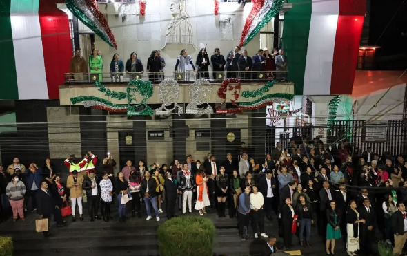 AMPLIA PARTICIPACIÓN CIUDADANA EN CEREMONIA DEL GRITO DEL CCXXII ANIVERSARIO DE LA INDEPENDENCIA DE MÉXICO EN TEXCOCO