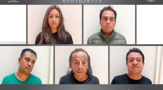 FGJEM sentencia a 100 años de prisión a cinco personas acusadas de secuestro agravado