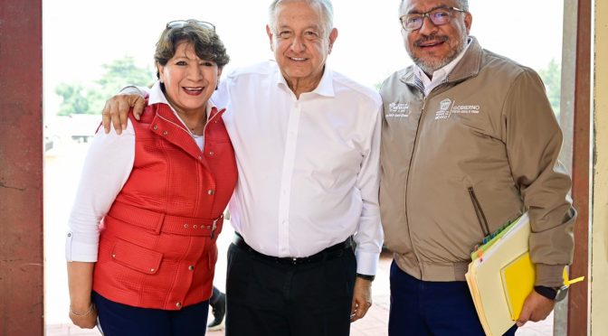 AMLO, Delfina Gómez y Horacio Duarte supervisan avances del IMSS-Bienestar en Edoméx
