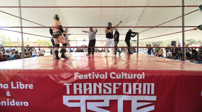 Lucha libre y ritmo sonidero se apoderan del Festival Cultural TransformARTE