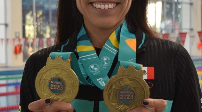 Joana Betzabé Jiménez, nadadora mexiquense que hará historia en los Juegos Olímpicos en París 2024