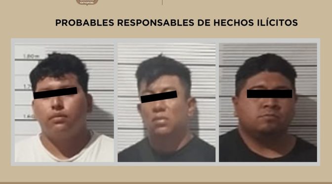 Detienen a tres ‘dealers’ en Edoméx; los detienen con todo y báscula gramera