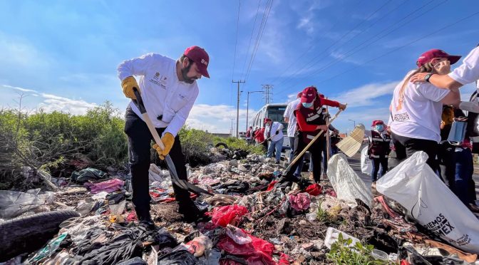 Programa «Limpiemos Nuestro Edoméx» logra retirar mil 810 toneladas de basura en la primera jornada