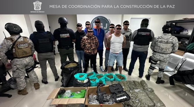 Aseguran más de cien kilos de marihuana en Chimalhuacán y Nezahualcóyotl