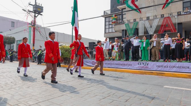 Se conmemoró en Texcoco el CCXIV Aniversario de la Independencia de México