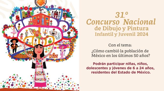 Invitan a participar en el 31° Concurso Nacional de Pintura y Dibujo Infantil y Juvenil 2024