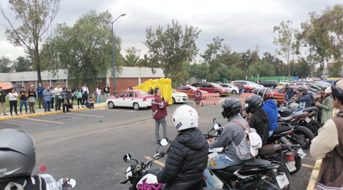 Capacita Secretaría de Movilidad a motociclistas del oriente del Edoméx