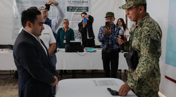 Instalan Módulo de Canje Armas en Texcoco; termina hasta el 12 de octubre