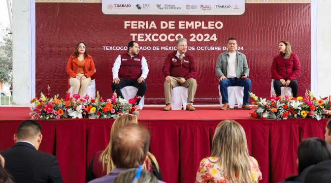 SE OFERTARON 870 PLAZAS LABORALES EN LA FERIA DEL EMPLEO TEXCOCO 2024