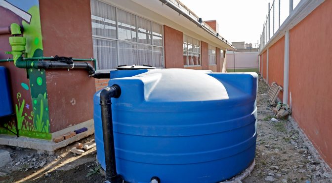 Arranca Edoméx programa «Escuelas de Lluvia» para captación y aprovechamiento de agua pluvial