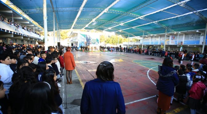 Generan entornos seguros en planteles educativos de Ecatepec; buscan mejorar movilidad y seguridad