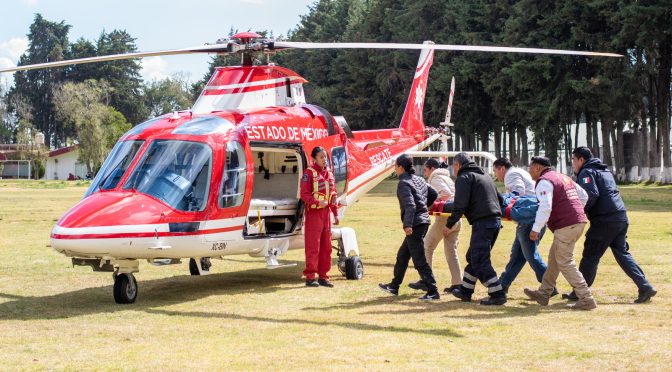 Grupo Aéreo «Relámpagos» capacita a más de 700 proveedores de servicios de emergencias en el Edoméx